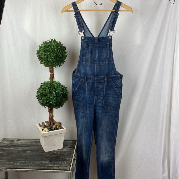 Gap Blue Denim Overalls XS - Picture 1 of 4